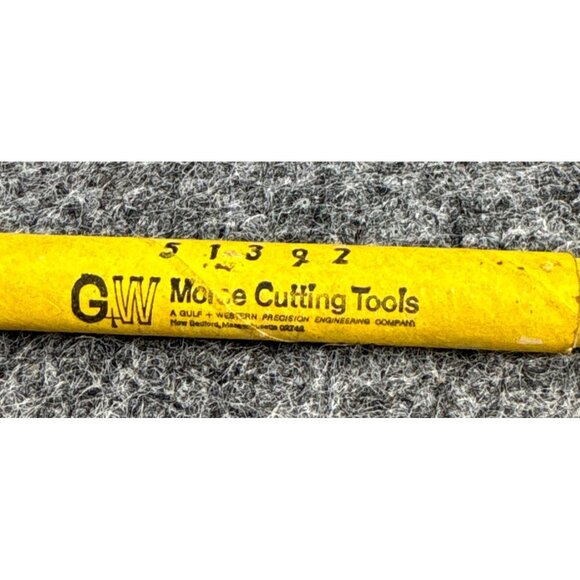 Gulf & Western Morse Cutting Tools High Speed Steel End Mill 1/4" Aluminum - Picture 6 of 7